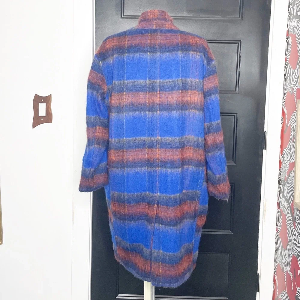 Free People Long and Lean Wool Overcoat - Picture 3 of 8